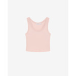 Débardeur Crop Côtelé