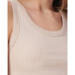 Débardeur Crop Côtelé Emma