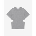 T-Shirt Col Rond À Découpes Bonnie