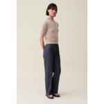 Pull laine col montant