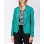 Veste blazer en jersey piqué
