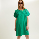 Laurence Tavernier - Chemise de nuit courte en satin, Hawai