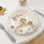 Boho kids Roar like a lion - assiette pour enfant, Ø 22 cm, multicolore