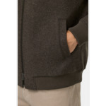 Bomber En Laine Et Nylon