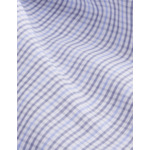 Chemise classique à carreaux bleus