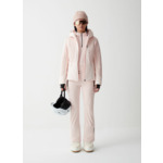 Veste de ski en tissu satiné