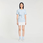 Robe courte en tweed