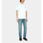 T-Shirt Blanc Avec Broderie Palm Tree Homme