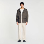 Parka militaire à capuche