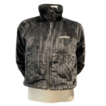 W Ruby Lake Crop Full Zip Gris
