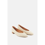Ballerines aria en cuir naturel