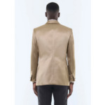Veste de smoking croisée satinée
