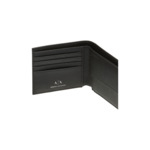 Sac à double pliant pour homme avec pièce de monnaie - nero