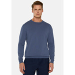 Pull Ras-du-cou Indigo En Coton Pima