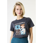 Women T-shirt Gray