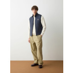 Veste sans manches garnie de plumes