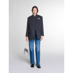 Manteau court en laine