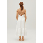 Robe midi satinée