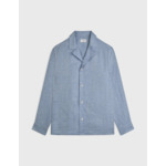 Chemise Livio en lin bleu