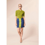 Jupe Jada-Bleu en Polyester