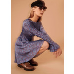 Robe Rael-Bleu en Viscose