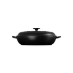 Faitout campagnard 30cm en fonte émaillée noire