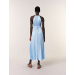 Robe longue plissée