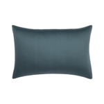 Desforges - Taie d'oreiller en satin de coton gris, Damier