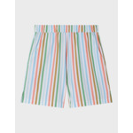 Short en popeline rayée multicolore - Matthieu Venot x Figaret