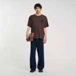 T-shirt oversize fleur