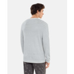 Pull Blason À Rayures En Laine Et Cachemire Homme