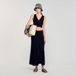 Gilet en maille fantaisie