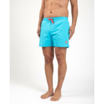 Short de bain uni avec logo