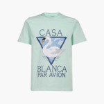 Casablanca T-Shirt Par Avion Vert