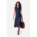 Robe Asymétrique Enea Taille Haute, Coupe Wide Leg