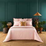 Yves Delorme - Drap plat en satin marron, Triomphe