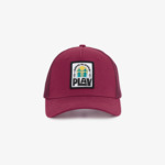 Casquette trucker PLAY bordeaux