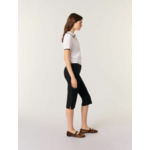 Polo en maille pointelle et crochet