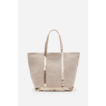 Cabas L Porté Epaule Lin et Paillettes Made in France