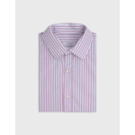 Chemise classique rayée rouge