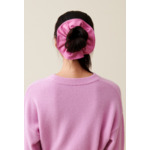 Chouchou cuir bordures surpiquées