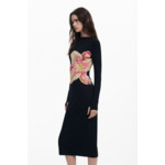 Robe longue orchidée