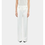 Pantalon Tailleur Blanc Femme