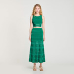 Pull court à volants