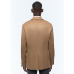 Veste droite en laine de chameau