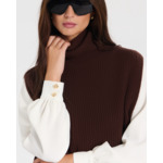 Pull Nina Chocolat en Laine