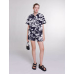 Chemise courte imprimée