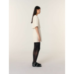 Robe courte 2-en-1 en tweed