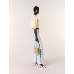 Sac seau en cuir perforé