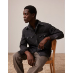 Chemise Lorenzo en denim noir